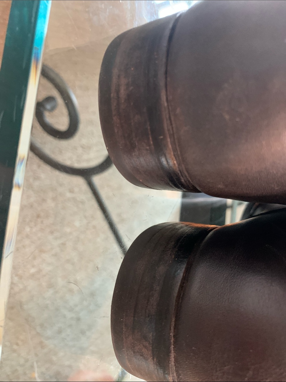 Coach Chrissi knee-high boots signature logo canvas, leather trim Size 9 - Picture 2 of 7